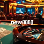 Experience the thrill of new888 at a luxurious casino table with elegant poker gameplay.